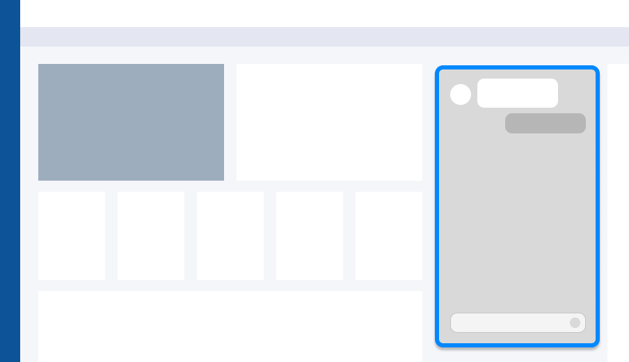 Embedded widget interaction model exploration