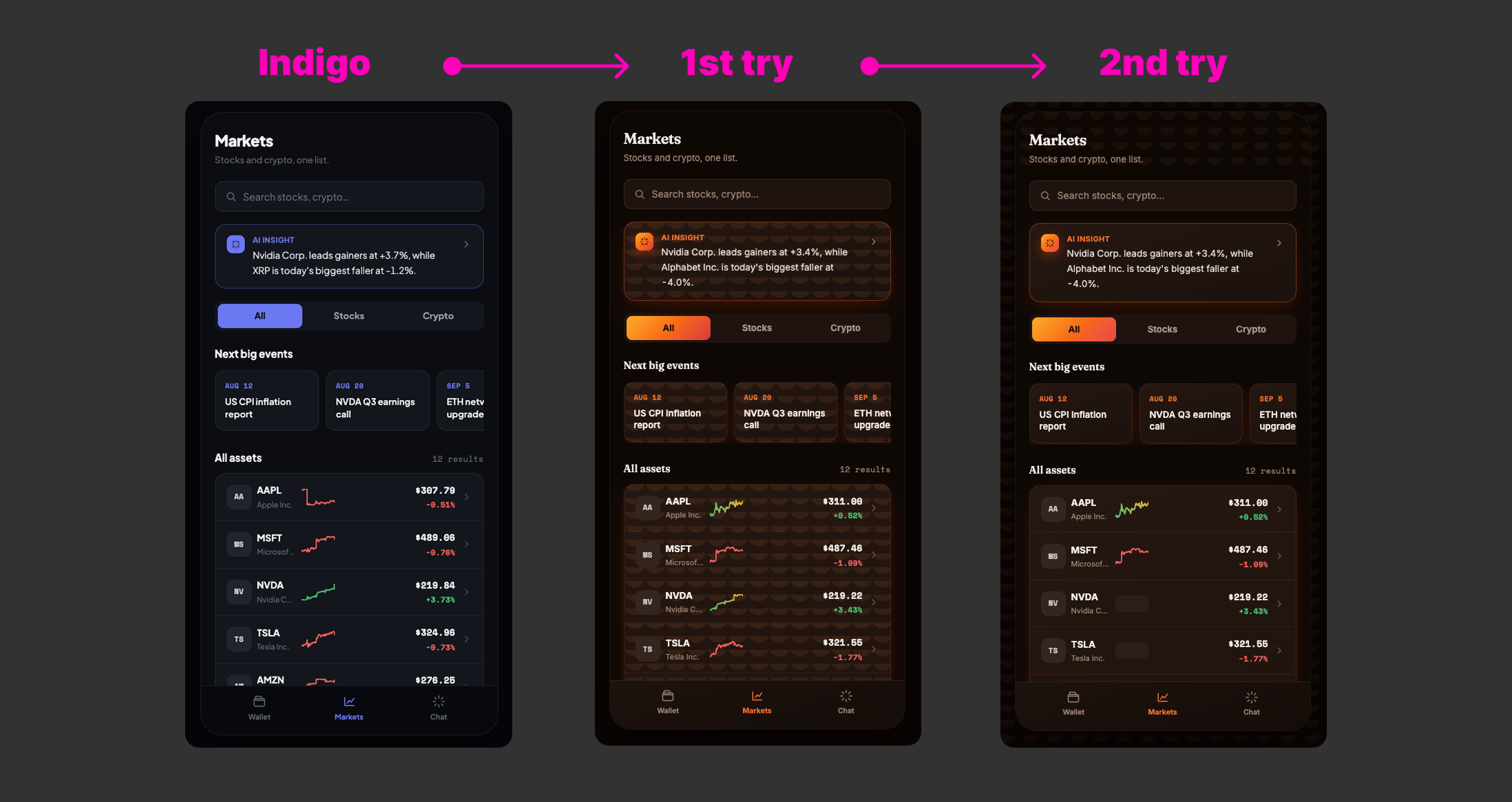 Final 'Sunrise' app rebuilt in Claude Code with the updated design tokens